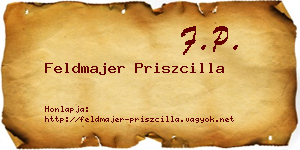 Feldmajer Priszcilla névjegykártya